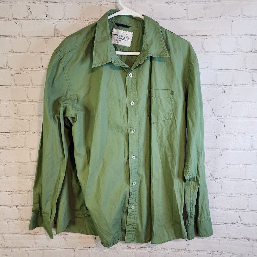 Men's American Eagle "Vintage Fit" longsleeve button-down shirt, size XL